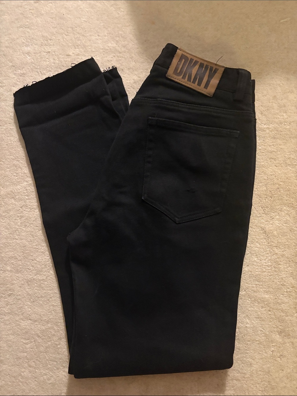 VINTAGE DKNY women’s Black straight Jeans 90s